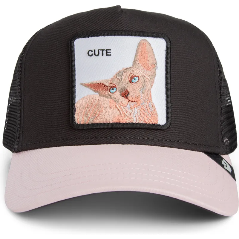 svart-trucker-keps-katt-cute-the-sphynx-sport-the-farm-fran-goorin-bros