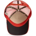 gorra-trucker-roja-dinosaurio-t-rex-the-extinct-skull-grit-the-farm-de-goorin-bros