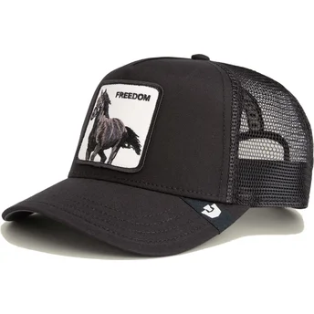Cap zaoblená black snapback The Farm de Goorin Bros.