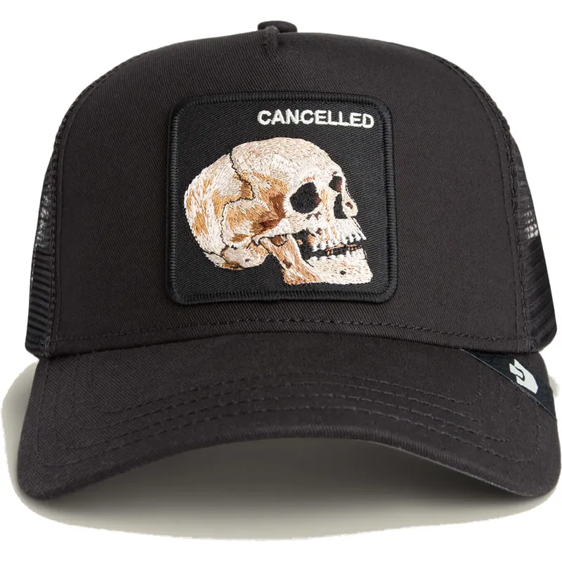 cepice-zaoblena-cerna-snapback-the-cancelled-skull-grit-the-farm-goorin-bros