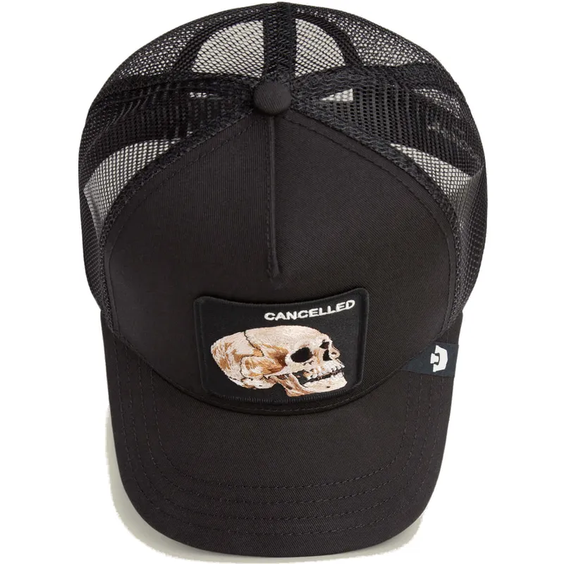 trucker-cap-schwarz-totenkopf-the-cancelled-skull-grit-the-farm-von-goorin-bros