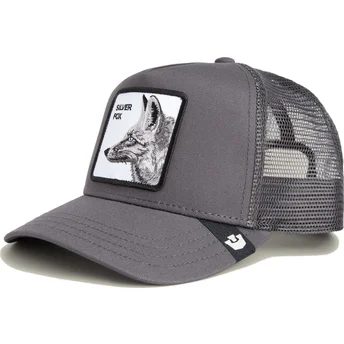 Čepice zaoblená šedá snapback Silver Foxxx The Farm Goorin Bros.