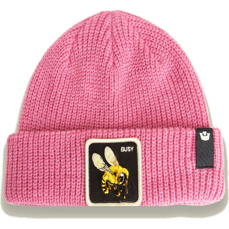 gorro-rosa-abeja-the-busy-the-farm-de-goorin-bros