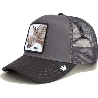 Gorra trucker gris para niño rinoceronte The Tuff Mini The Farm de Goorin Bros.