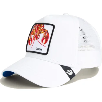 Čepice zaoblená bílá snapback pro děti Lemme Cook Mini The Farm Goorin Bros.