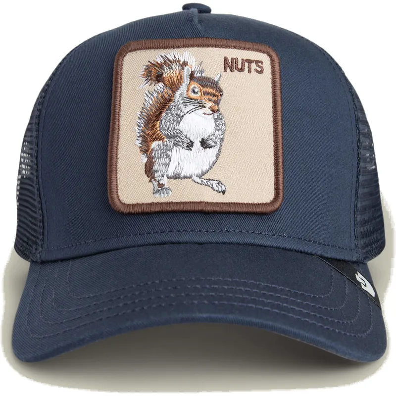 gorra-trucker-azul-marino-para-nino-ardilla-nuts-mini-the-farm-de-goorin-bros