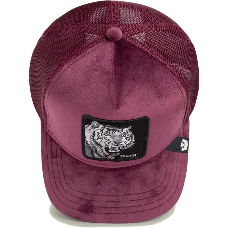 gorra-trucker-granate-tigre-savage-tiger-velour-the-farm-de-goorin-bros