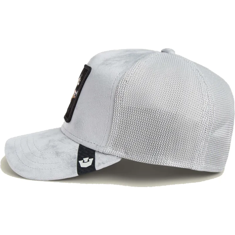 cepice-zaoblena-zadne-zvire-seda-snapback-lobo-maverick-wolf-velour-the-farm-the-farm-de-goorin-bros