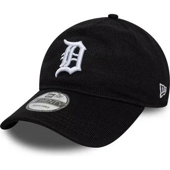 Schwarze verstellbare Curved Cap 9TWENTY Merino Wool der Detroit Tigers MLB von New Era