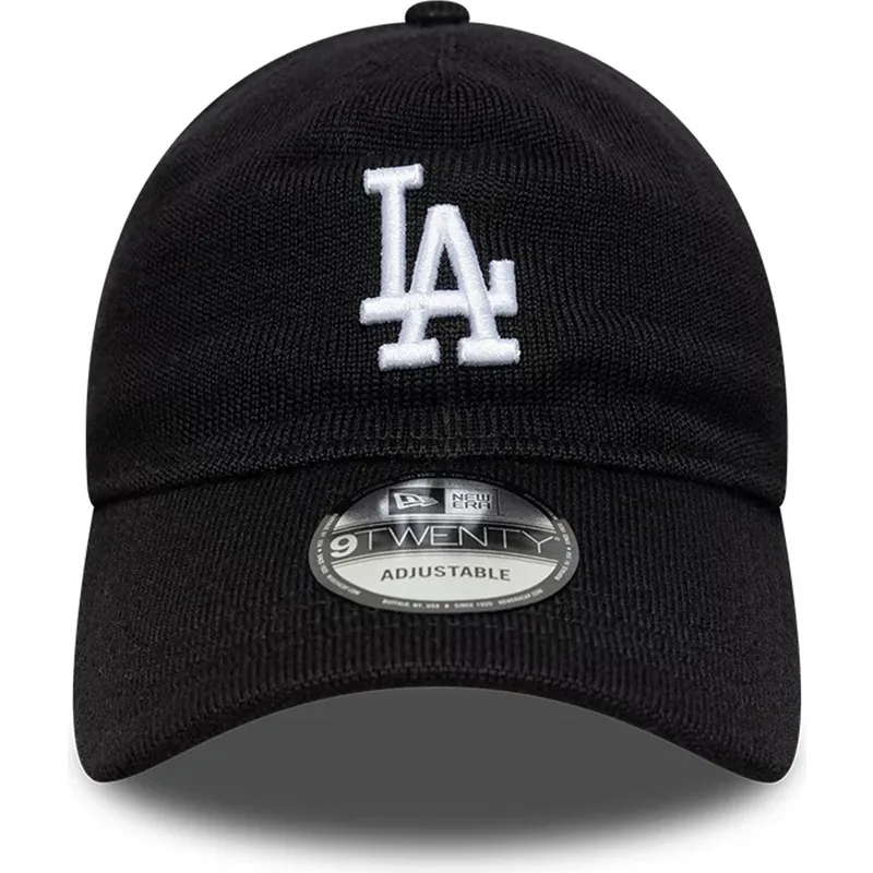 cepice-zaoblena-cerna-nastavitelny-pasek-9twenty-merino-wool-los-angeles-dodgers-mlb-new-era