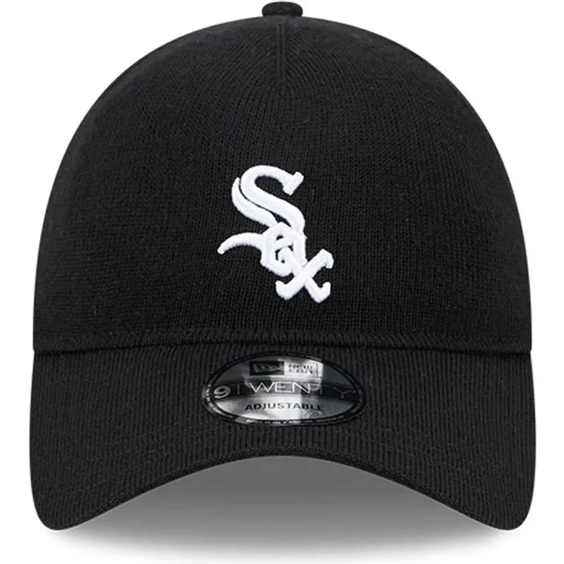 cap-zaoblena-black-adjustable-strap-9twenty-merino-wool-chicago-white-sox-mlb-new-era cap-zaoblena-black-adjustable-strap-9twenty-merino-wool-chicago-white-sox-mlb-new-era