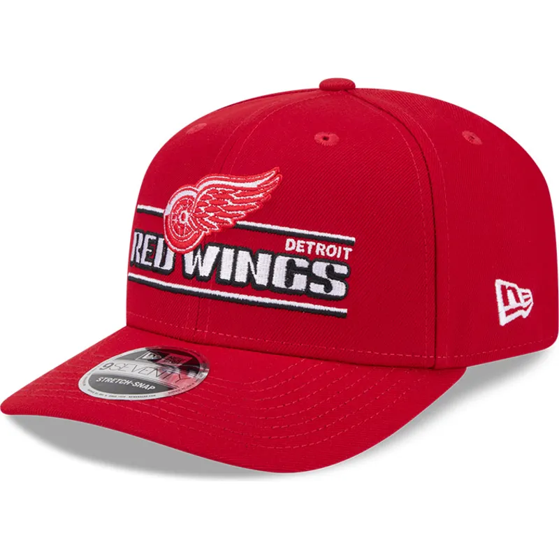 gorra-curva-roja-snapback-9seventy-stretch-snap-stated-de-detroit-red-wings-nhl-de-new-era