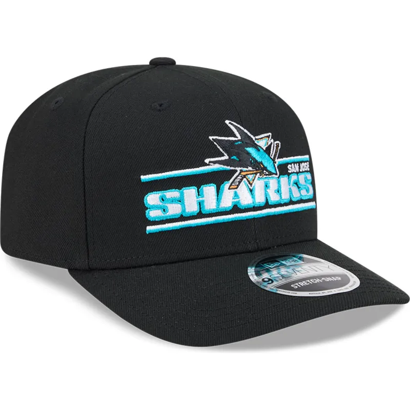 schwarze-gebogene-snapback-kappe-9seventy-stretch-snap-stated-der-san-jose-sharks-nhl-von-new-era