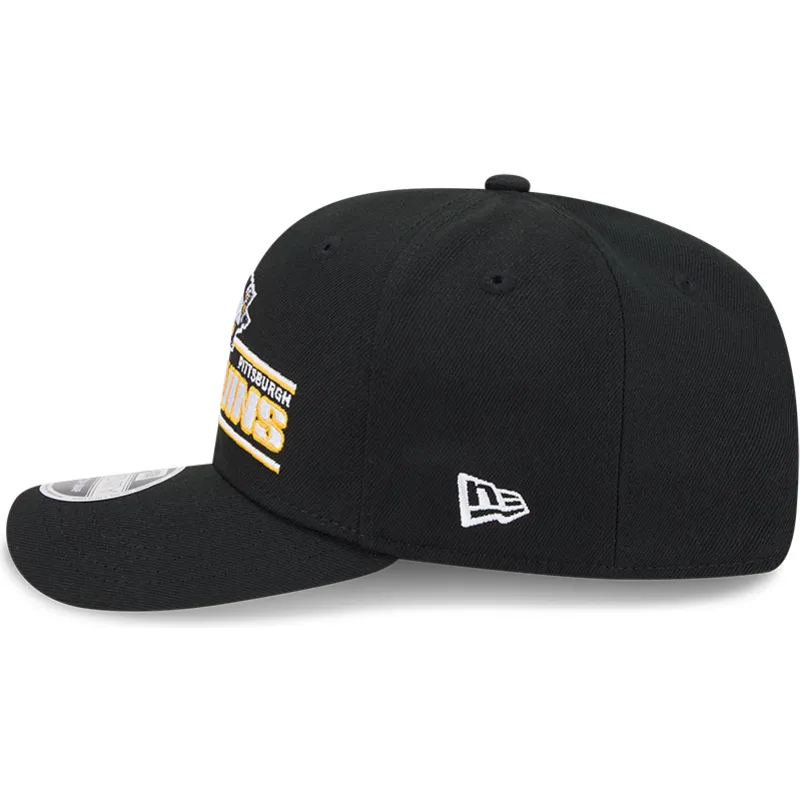 gorra-curva-negra-snapback-9seventy-stretch-snap-stated-de-pittsburgh-penguins-nhl-de-new-era