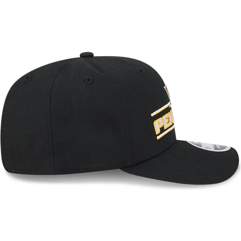 gorra-curva-negra-snapback-9seventy-stretch-snap-stated-de-pittsburgh-penguins-nhl-de-new-era