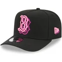 boston-red-sox-mlb-new-era-9fifty-a-frame-neon-schwarze-snapback-kappe