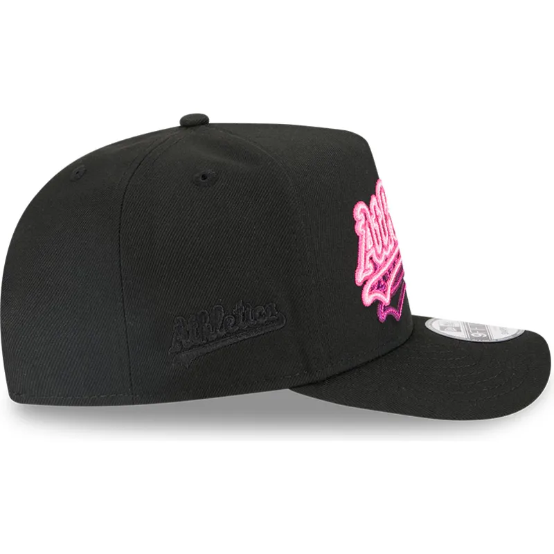 cepice-zaoblena-cerna-snapback-9fifty-a-frame-neon-oakland-athletics-mlb-new-era cepice-zaoblena-cerna-snapback-9fifty-a-frame-neon-oakland-athletics-mlb-new-era