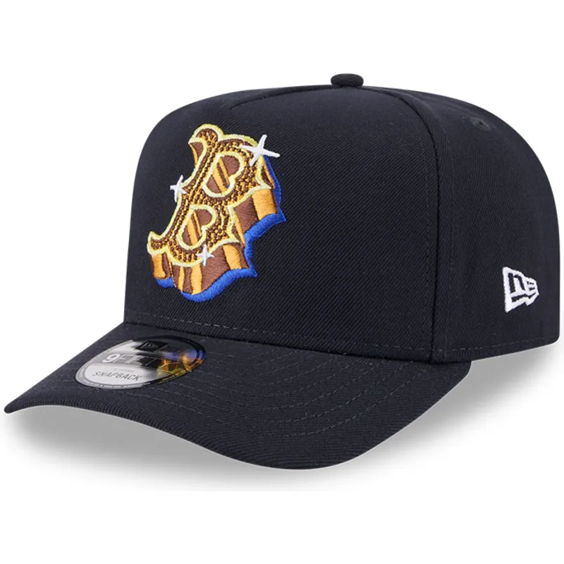 gorra-curva-azul-marino-snapback-9fifty-a-frame-emblem-de-boston-red-sox-mlb-de-new-era