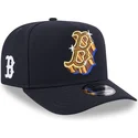 marinbla-kurvad-snapback-keps-9fifty-a-frame-emblem-boston-red-sox-mlb-fran-new-era