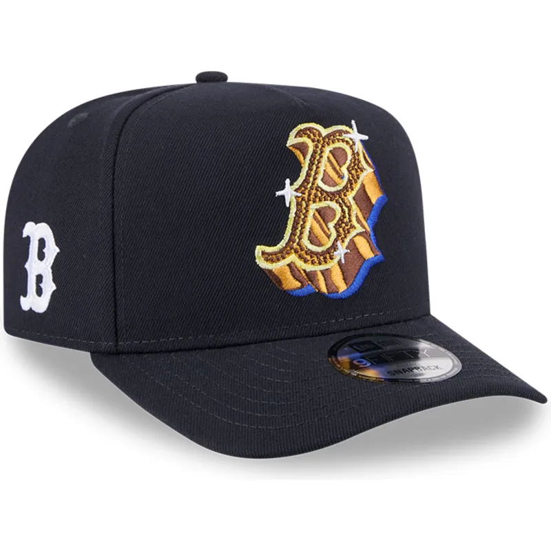 gorra-curva-azul-marino-snapback-9fifty-a-frame-emblem-de-boston-red-sox-mlb-de-new-era