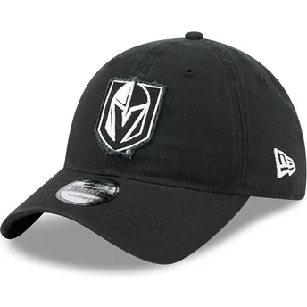 Schwarze verstellbare Curved Cap 9TWENTY Stamp der Vegas Golden Knights NHL von New Era