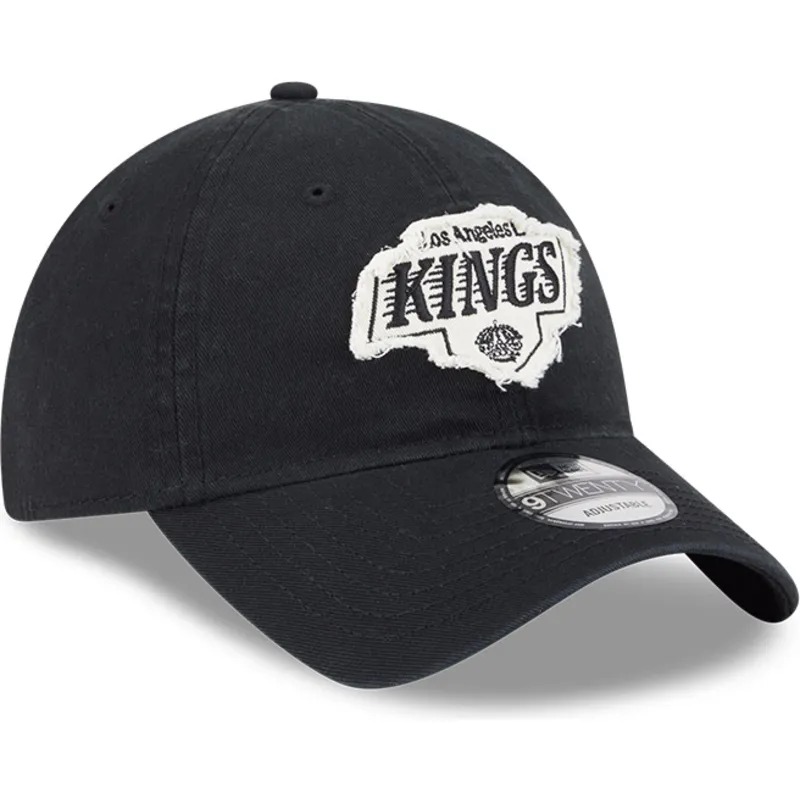 gorra-curva-negra-ajustable-9twenty-stamp-de-los-angeles-kings-nhl-de-new-era