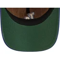 justerbar-brun-och-bla-bojd-keps-9twenty-a-frame-wool-pinstripe-los-angeles-dodgers-mlb-fran-new-era