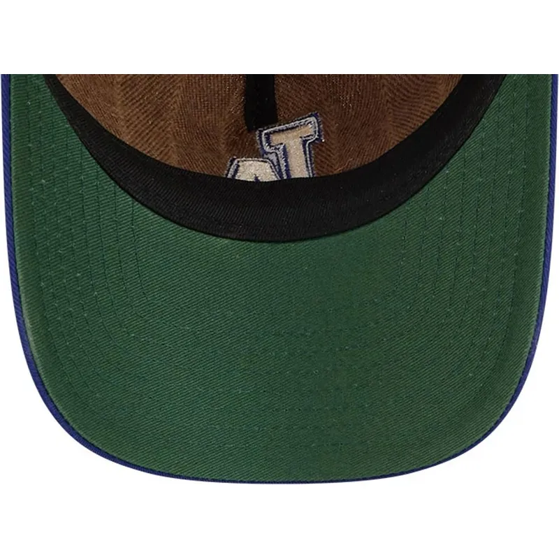 gorra-curva-marron-y-azul-ajustable-9twenty-a-frame-wool-pinstripe-de-los-angeles-dodgers-mlb-de-new-era