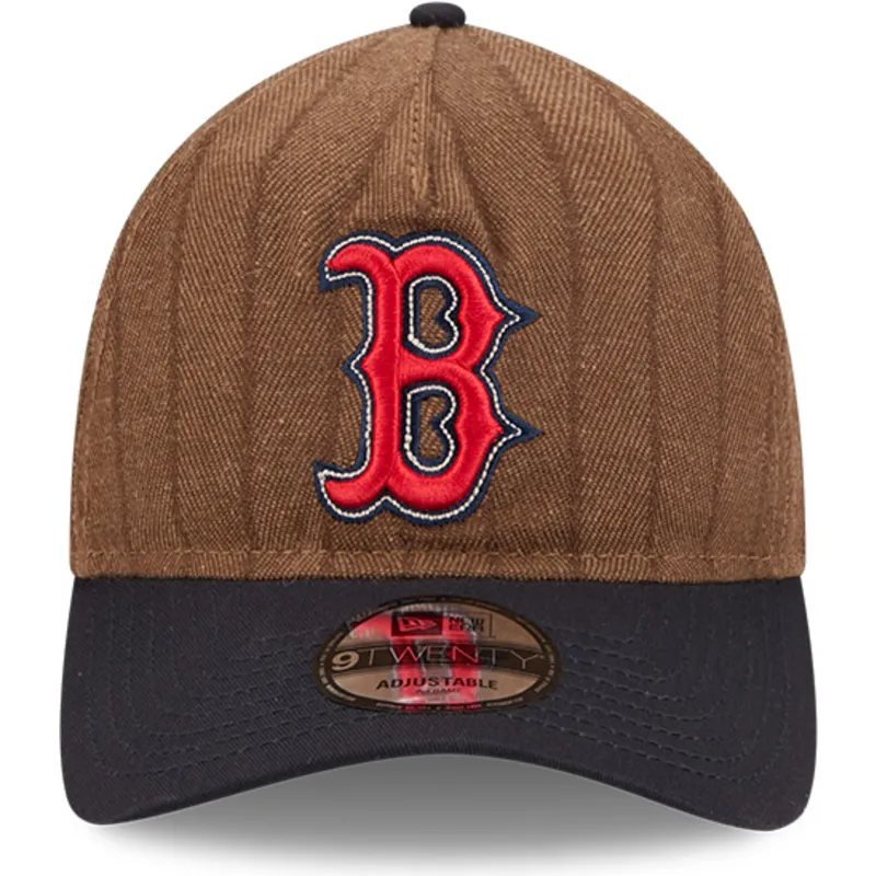 cepice-zaoblena-hneda-nastavitelny-9twenty-a-frame-wool-pinstripe-boston-red-sox-mlb-new-era cepice-zaoblena-hneda-nastavitelny-9twenty-a-frame-wool-pinstripe-boston-red-sox-mlb-new-era