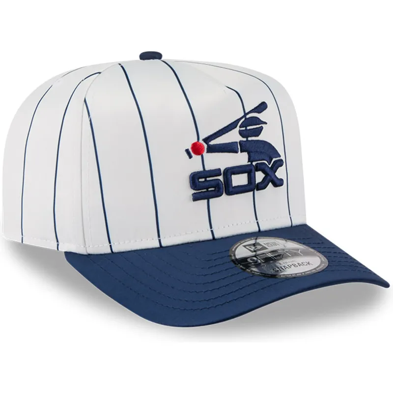 cepice-zaoblena-bila-snapback-9fifty-a-frame-satin-pinstripe-chicago-white-sox-mlb-new-era cepice-zaoblena-bila-snapback-9fifty-a-frame-satin-pinstripe-chicago-white-sox-mlb-new-era