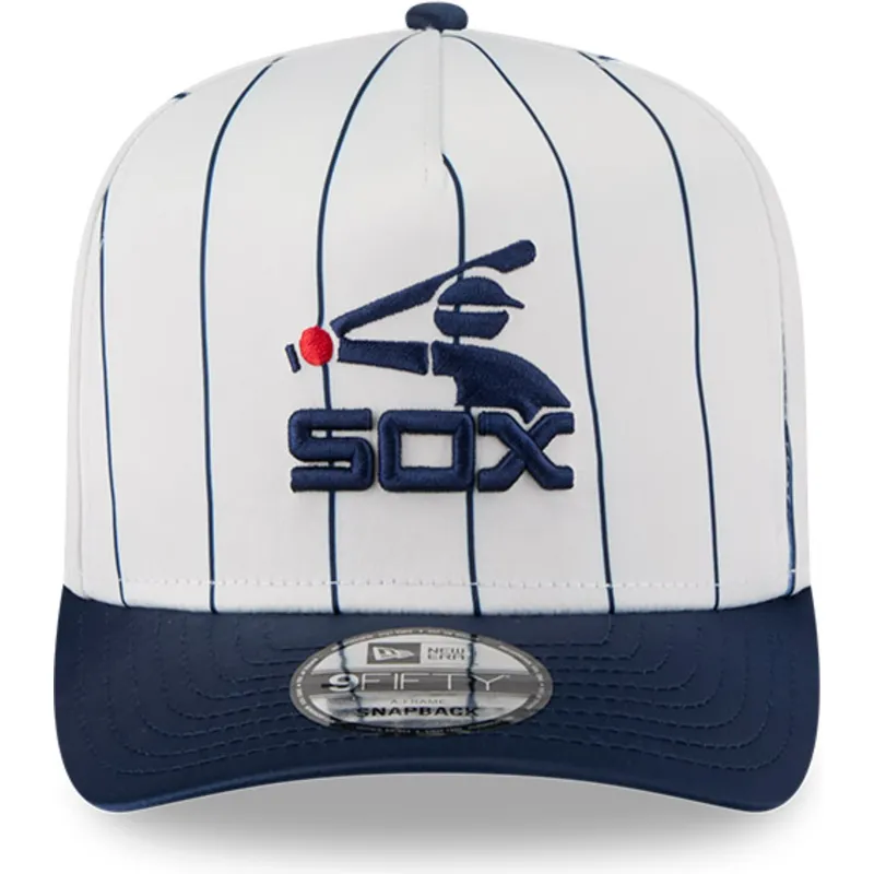 cepice-zaoblena-bila-snapback-9fifty-a-frame-satin-pinstripe-chicago-white-sox-mlb-new-era cepice-zaoblena-bila-snapback-9fifty-a-frame-satin-pinstripe-chicago-white-sox-mlb-new-era