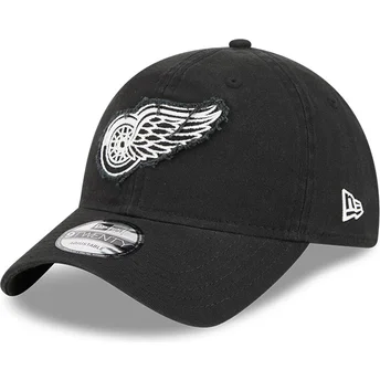 Cap zaoblená black adjustable strap 9TWENTY Stamp Detroit Red Wings NHL New Era