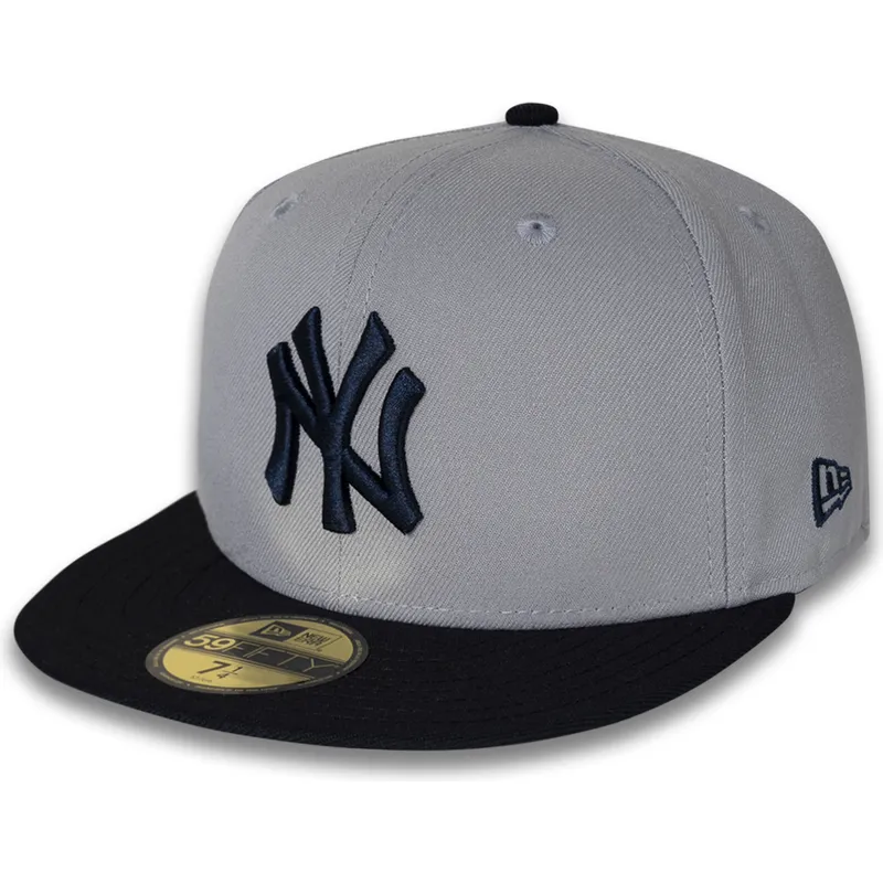 gorra-plana-gris-y-azul-marino-ajustada-59fifty-world-series-2000-side-patch-de-new-york-yankees-mlb-de-new-era