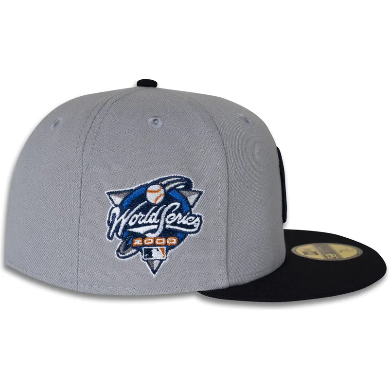 gorra-plana-gris-y-azul-marino-ajustada-59fifty-world-series-2000-side-patch-de-new-york-yankees-mlb-de-new-era