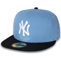 59fifty-new-york-yankees-mlb-2003-world-series-seitenaufnaher-blaue-flat-cap-von-new-era