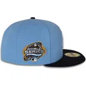 flache-blaue-angepasste-59fifty-kappe-world-series-2003-side-patch-der-new-york-yankees-mlb-von-new-era