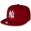 gorra-plana-roja-ajustada-59fifty-side-dominican-republic-de-new-york-yankees-mlb-de-new-era