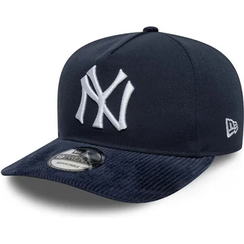 New Era New York Yankees MLB 19TWENTY Coops Cord marinblå snapback böjd keps
