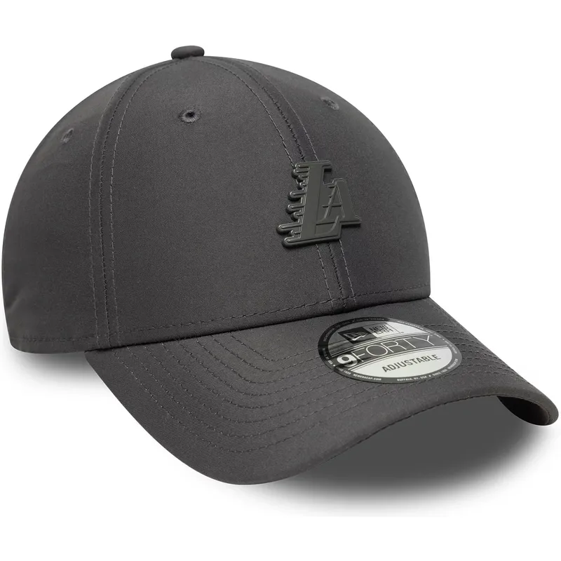 gorra-curva-gris-ajustable-9forty-pin-de-los-angeles-lakers-nba-de-new-era