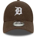 cepice-zaoblena-hneda-snapback-9forty-melton-wool-detroit-tigers-mlb-new-era