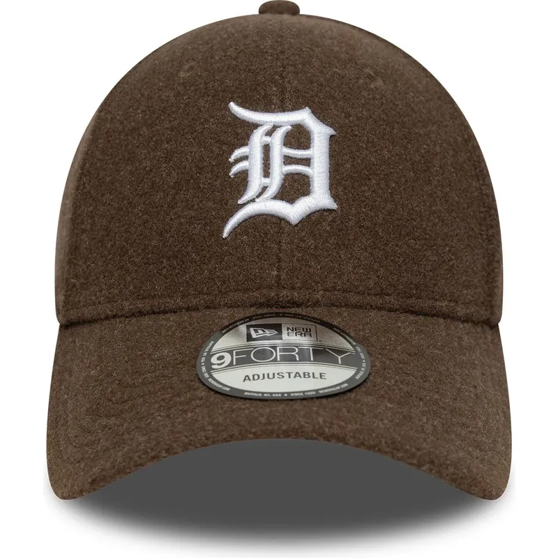 gorra-curva-marron-snapback-9forty-melton-wool-de-detroit-tigers-mlb-de-new-era