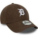 cepice-zaoblena-hneda-snapback-9forty-melton-wool-detroit-tigers-mlb-new-era