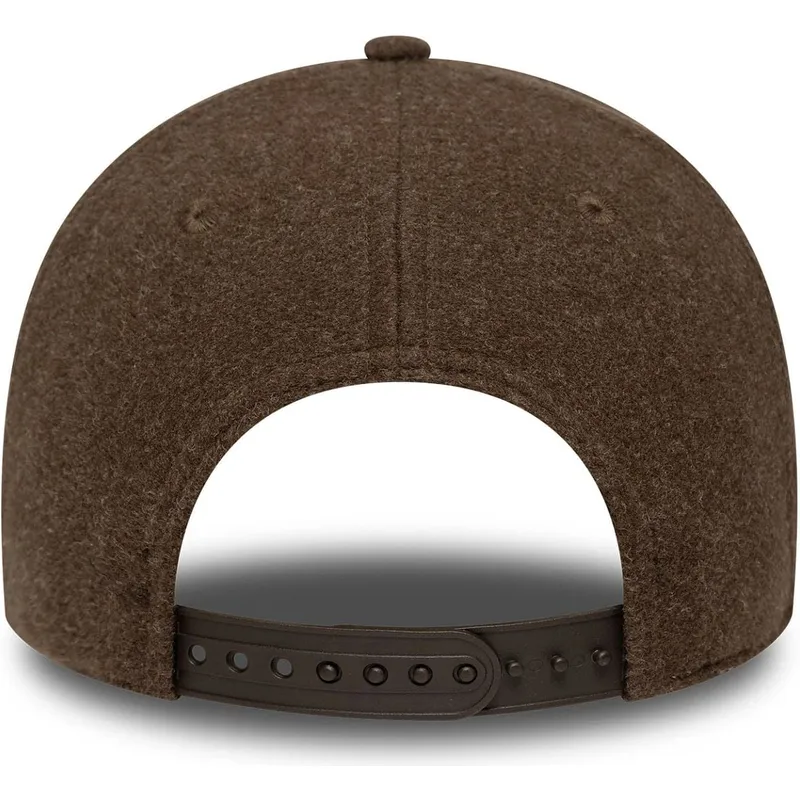 gorra-curva-marron-snapback-9forty-melton-wool-de-detroit-tigers-mlb-de-new-era