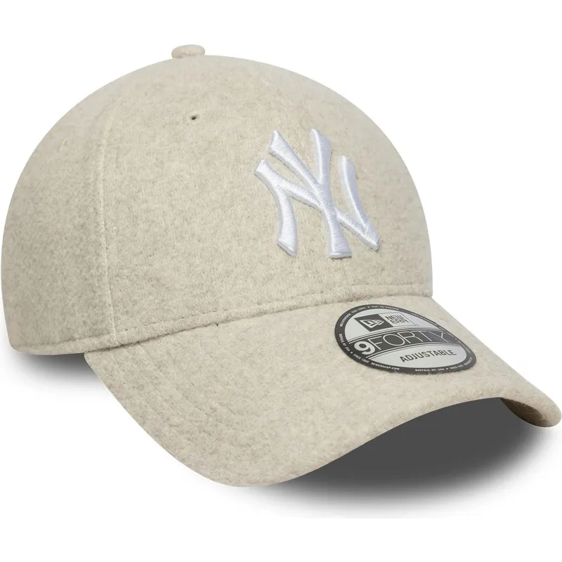 gorra-curva-beige-snapback-9forty-melton-wool-de-new-york-yankees-mlb-de-new-era