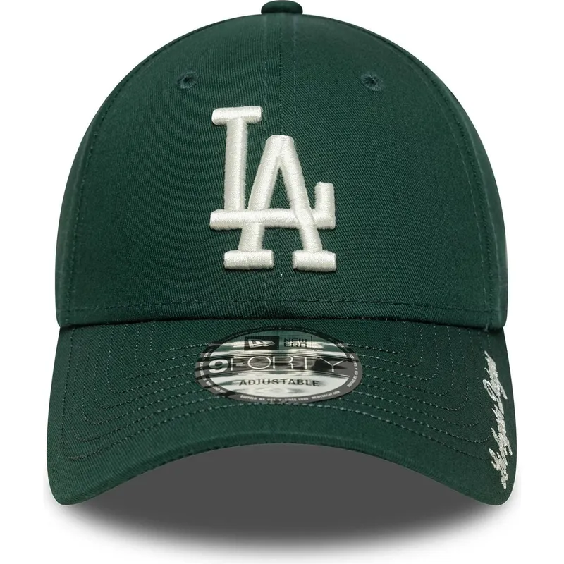 cepice-zaoblena-zelena-nastavitelny-9forty-visor-script-los-angeles-dodgers-mlb-new-era