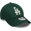 cepice-zaoblena-zelena-nastavitelny-9forty-visor-script-los-angeles-dodgers-mlb-new-era