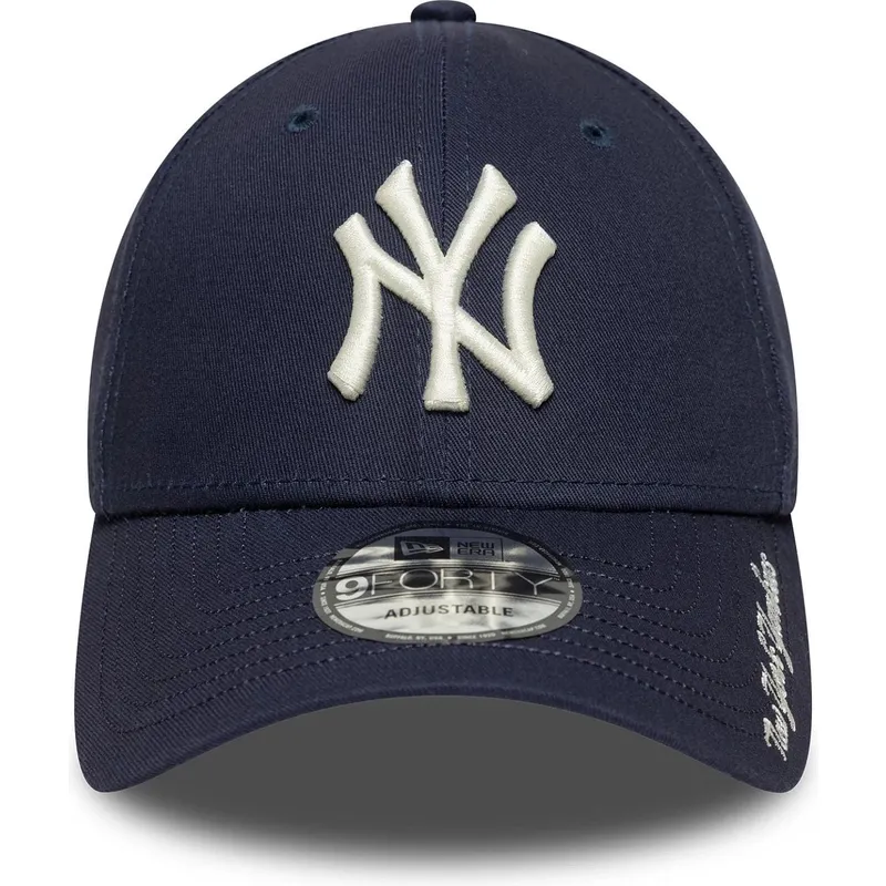 gorra-curva-azul-marino-ajustable-9forty-visor-script-de-new-york-yankees-mlb-de-new-era