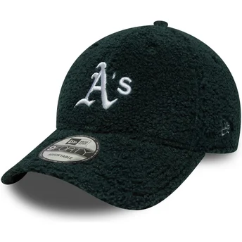 Čepice zaoblená zelená nastavitelný 9FORTY Winter Borg Oakland Athletics MLB New Era