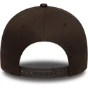 cepice-zaoblena-hneda-snapback-9forty-e-frame-side-patch-los-angeles-dodgers-mlb-new-era