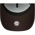 cepice-zaoblena-hneda-snapback-9forty-e-frame-side-patch-los-angeles-dodgers-mlb-new-era